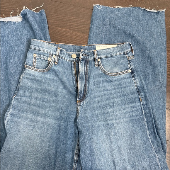 Rag & Bone Sophie High Rise Ultra Wide Size 28 NWT - Picture 2 of 7